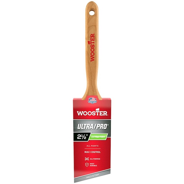 Wooster 2-1/2" Angle Sash Extra Firm, Nylon Bristle, Paint Brush 4153 - main